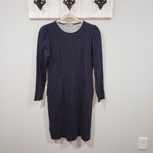 Boden Dresses & Skirts - Boden Penelope Jersey Dress Navy Print Size 8L